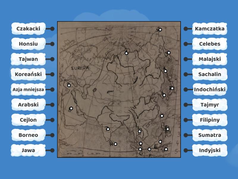 Azja geografia klasa 8 - Rysunek z opisami Geografia Klasa 8 Sprawdzian Azja