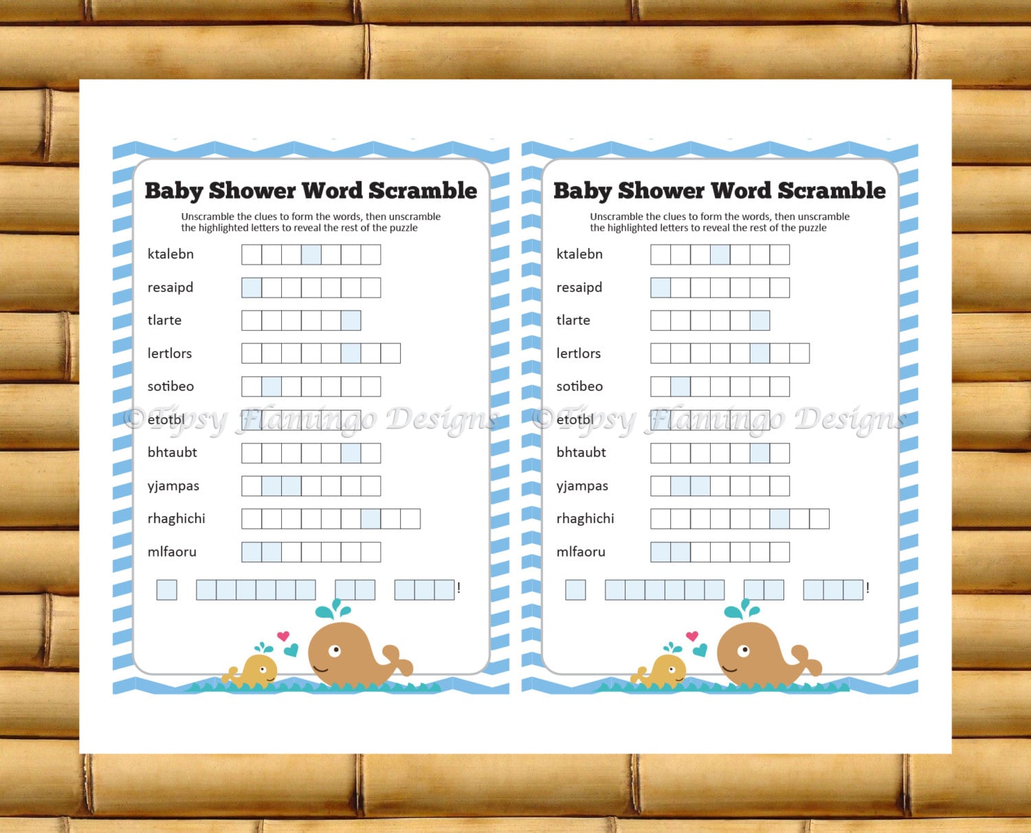 Baby Shower gry Baby wyścig słowo prysznicem gry wyścig | Etsy Quiz Na Baby Shower Po Polsku