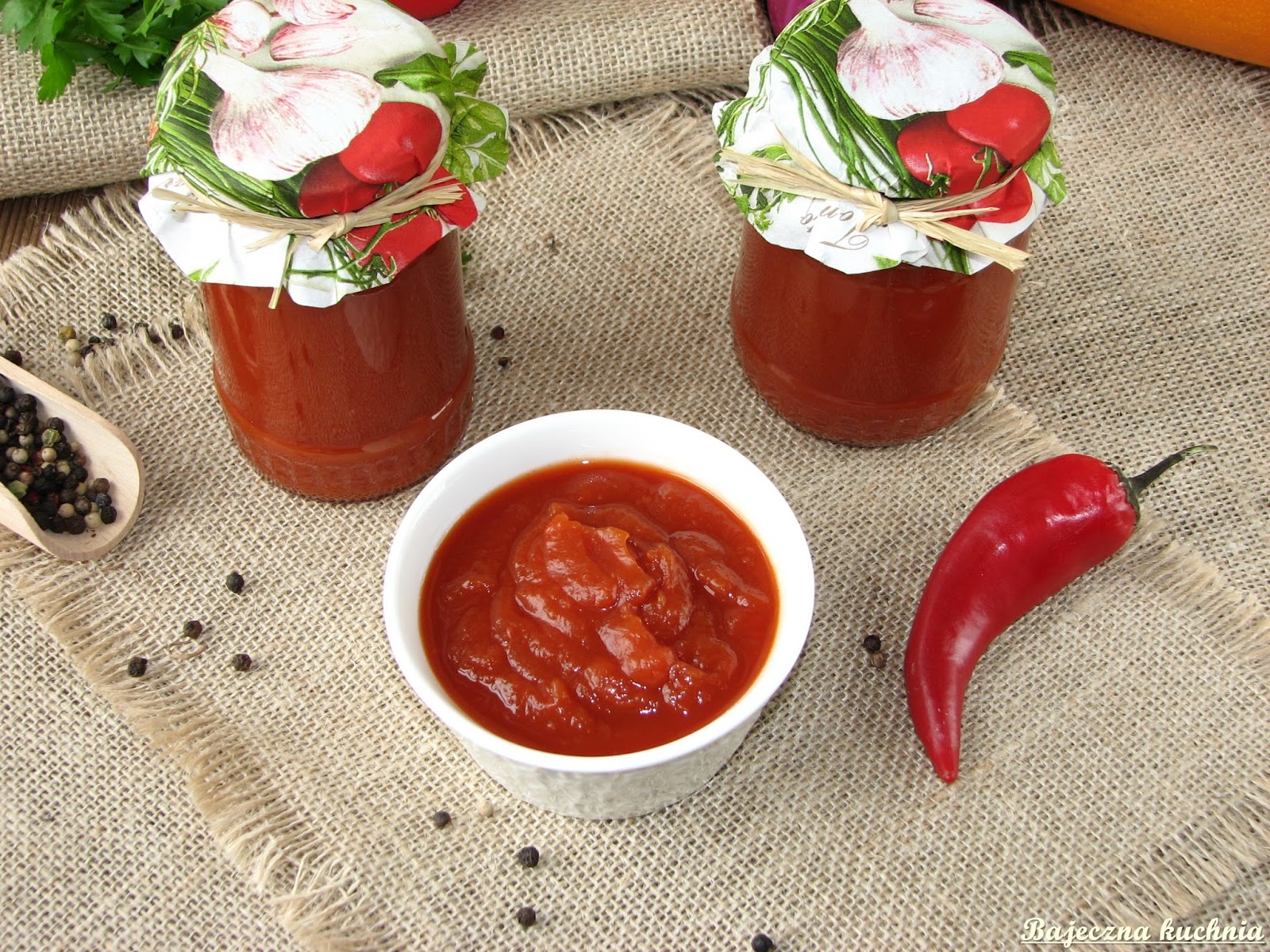 Bajeczna Kuchnia: Ketchup z cukinii Ketchup Z Cukinii I Papryki Thermomix