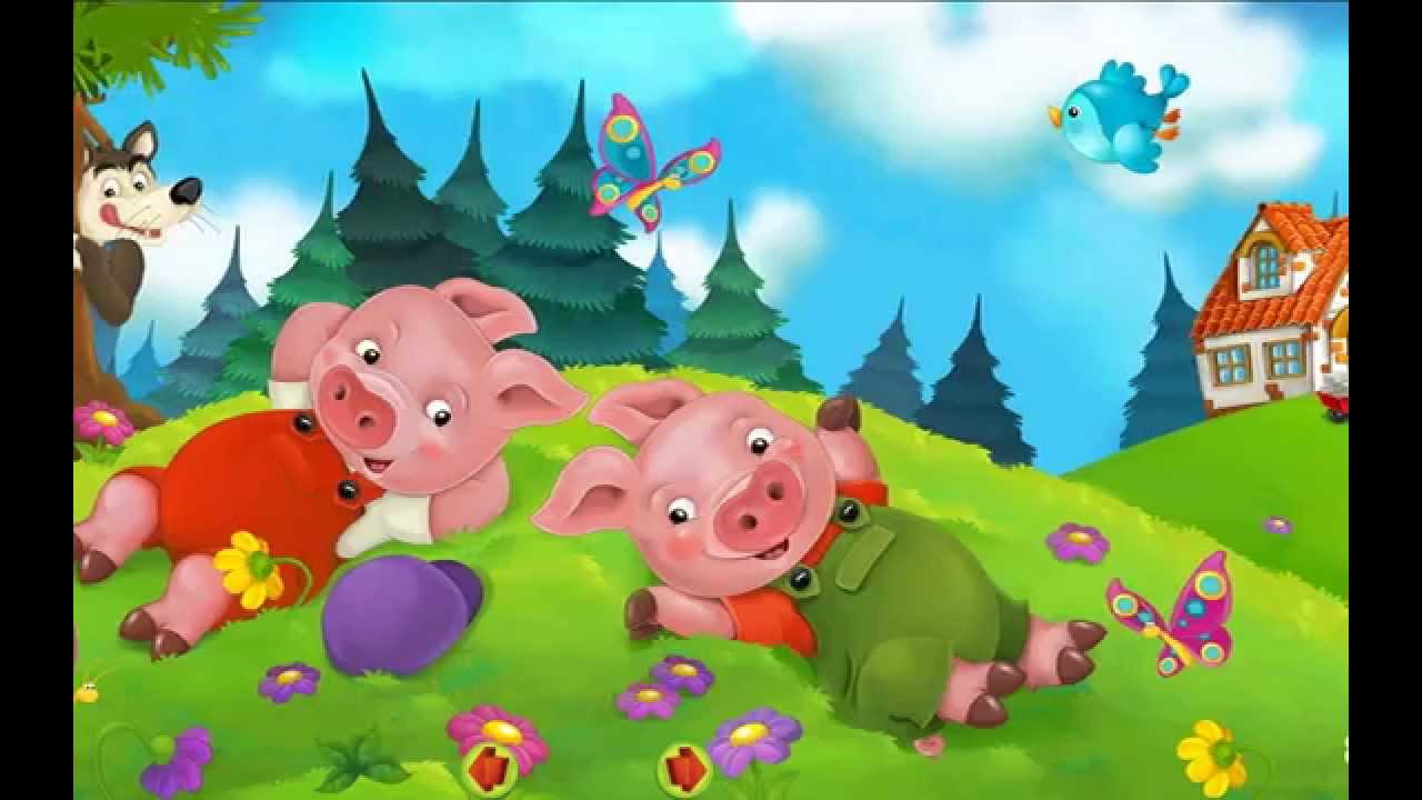 Bajka Braci Grimm - Trzy Świnki - YouTube Trzy Małe świnki Bajka Do Czytania