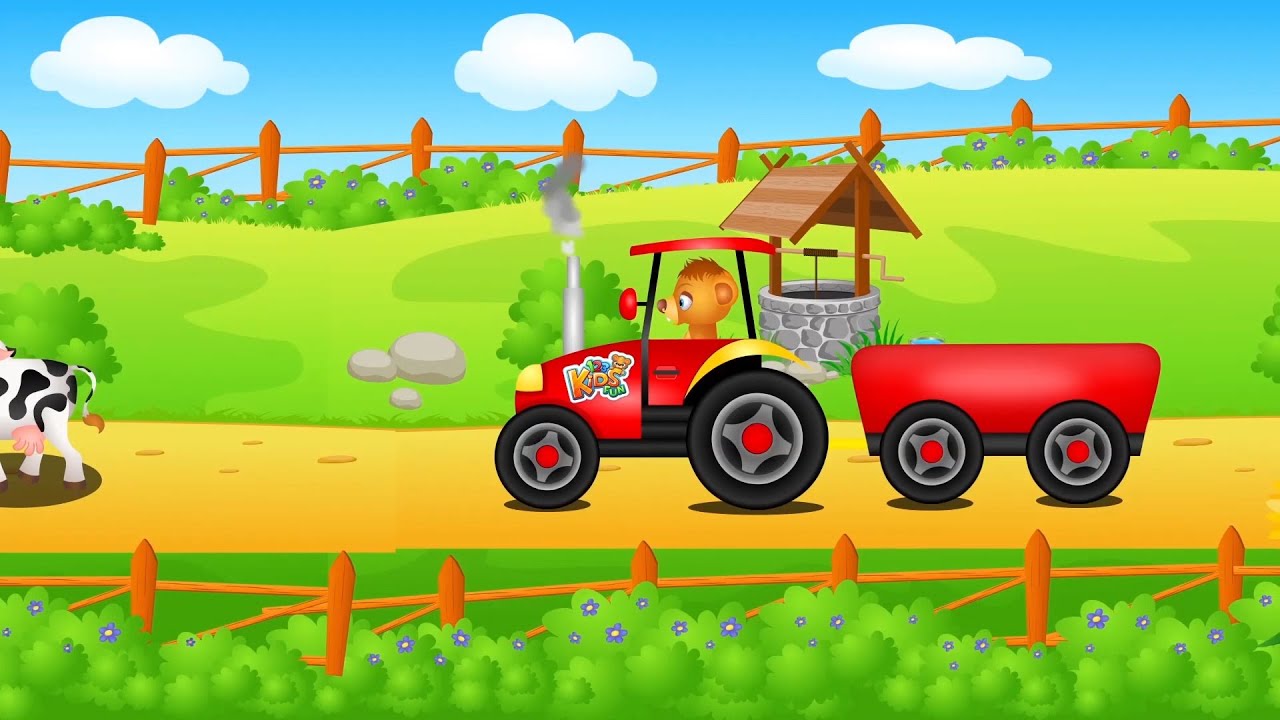 Bajka o Traktorze dla Dzieci - YouTube Bajki O Traktorach I Koparkach