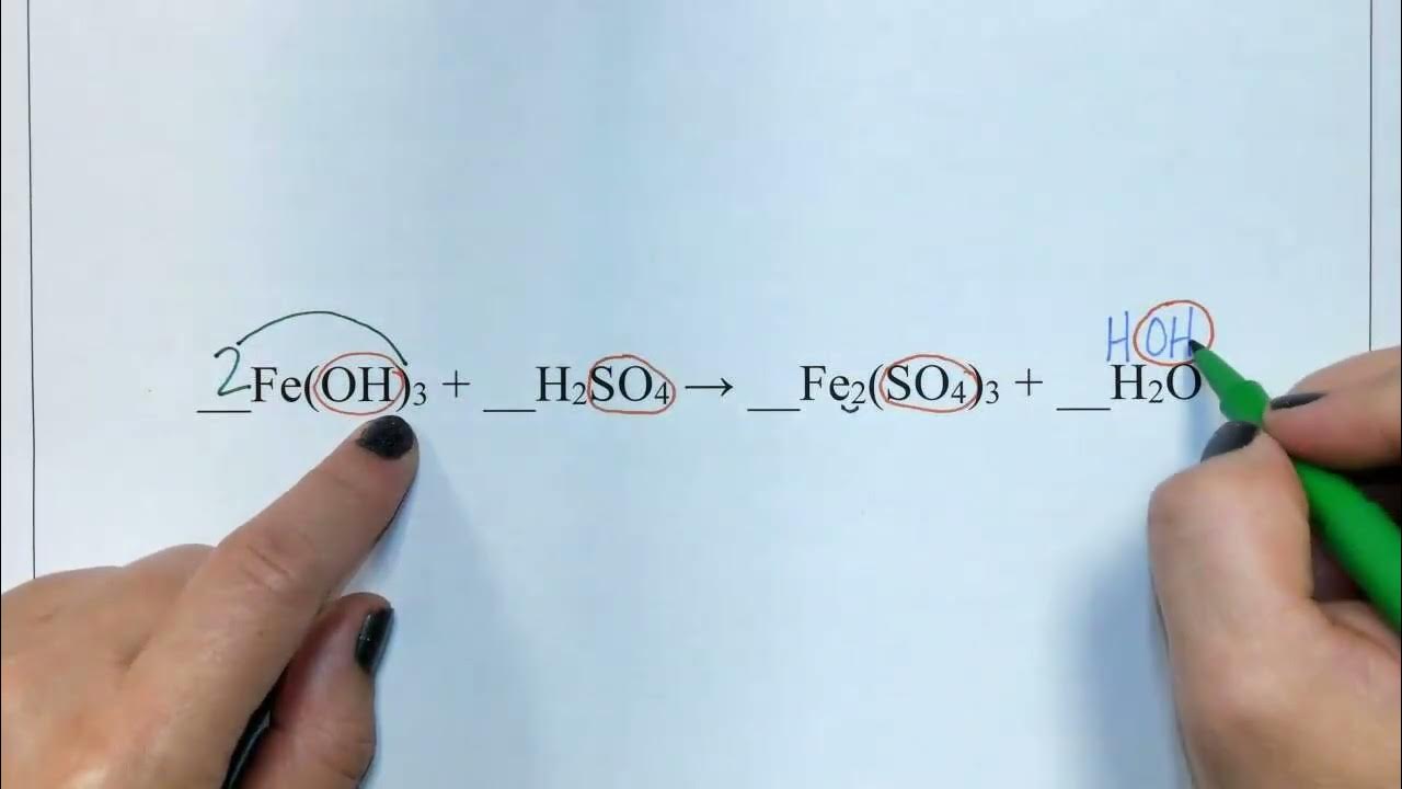 Fe Oh 3 H2so4 Fe2 So4 3 H2o Balance