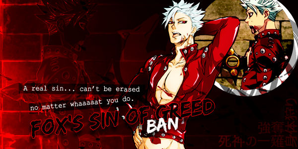 Ban - Fox's Sin of Greed by dSolitude on DeviantArt Ban Fox Sin Of Greed