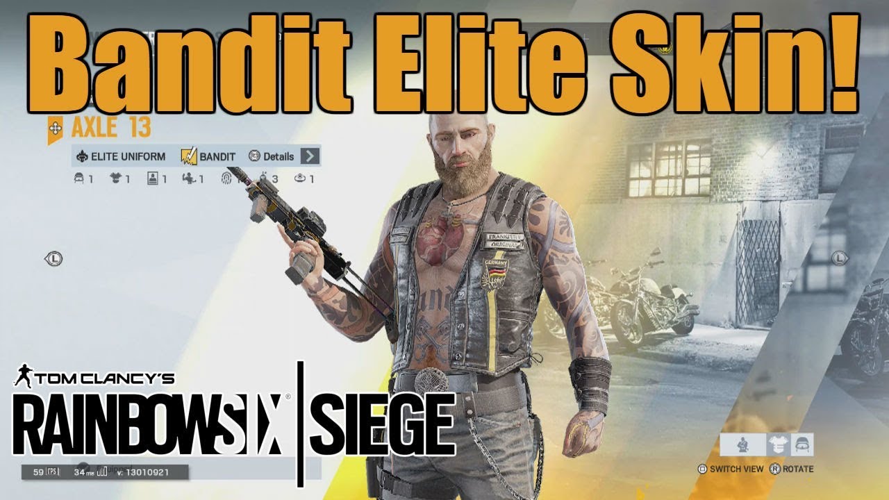 BANDIT ELITE SKIN!- Rainbow Six Siege Elite Skin Showcase - YouTube Rainbow Six Siege Bandit Elite Skin