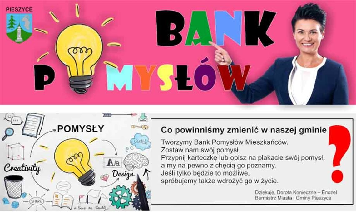 Bank pomysłów w Pieszycach Bank Pomyslow