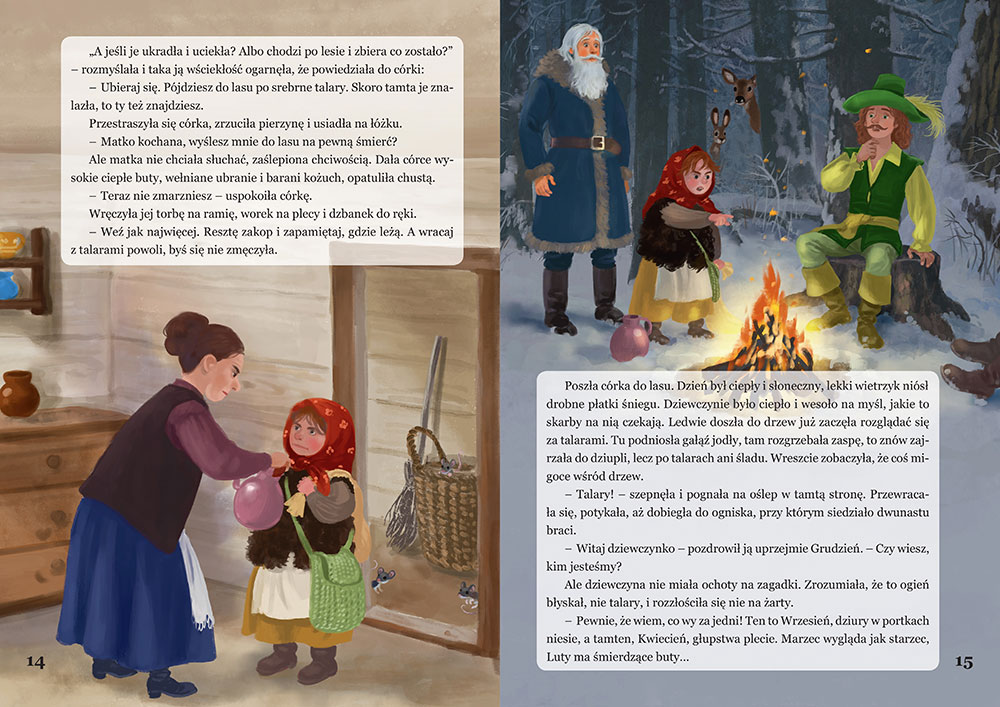 Baśń o dwunastu miesiącach - ściągi,sciagi,lektury,opracowania,słowniki Baśń O Dwunastu Miesiącach Tekst Do Przeczytania
