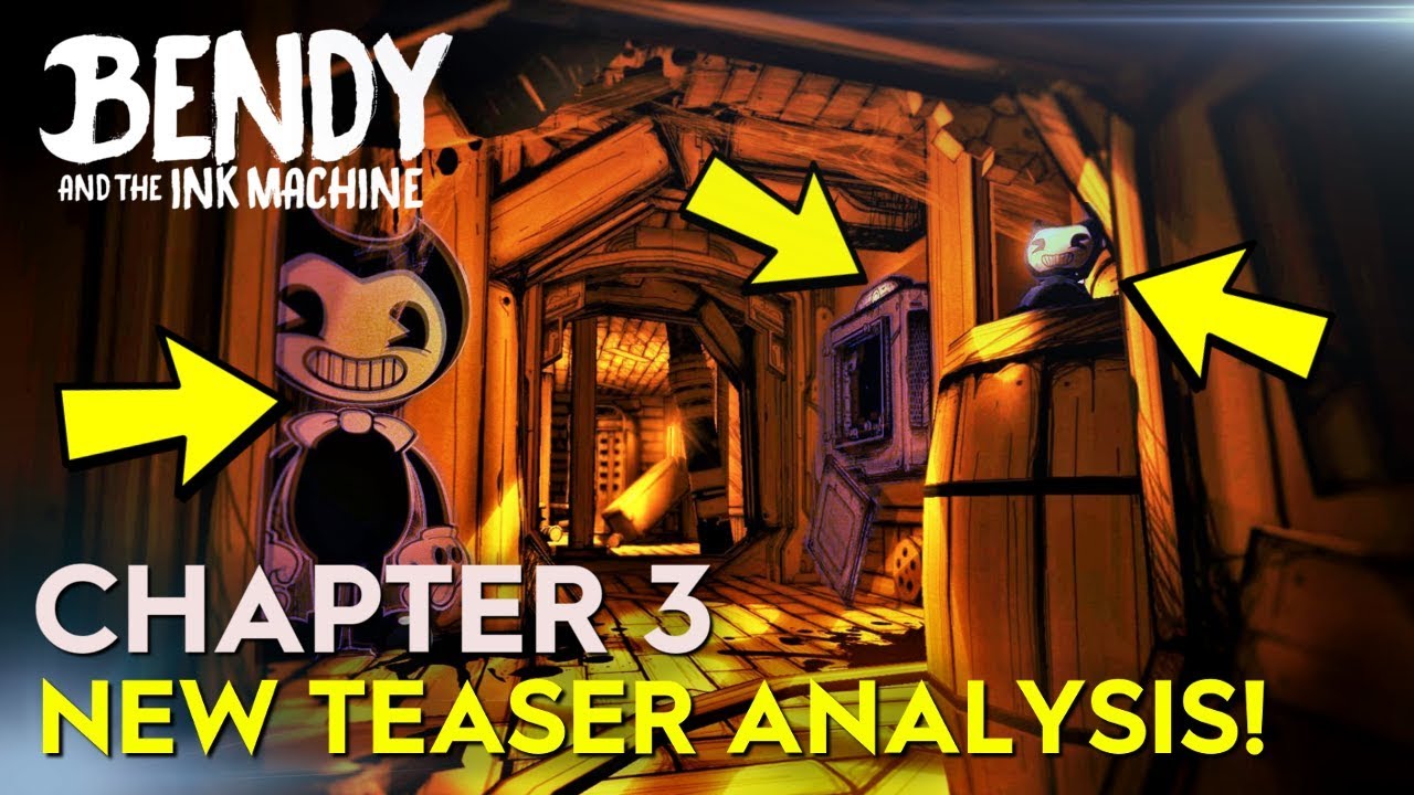 BATIM CHAPTER 3 TEASER IMAGE ANALYSIS (Bendy & the Ink Machine) - YouTube Bendy And The Ink Machine Chapter 3 Teaser