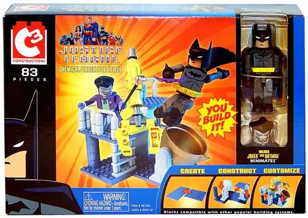Batman C3 Chemical Warehouse Mini Figure Playset Bridge Direct - ToyWiz Batman Zabójczy żart Od Ilu Lat
