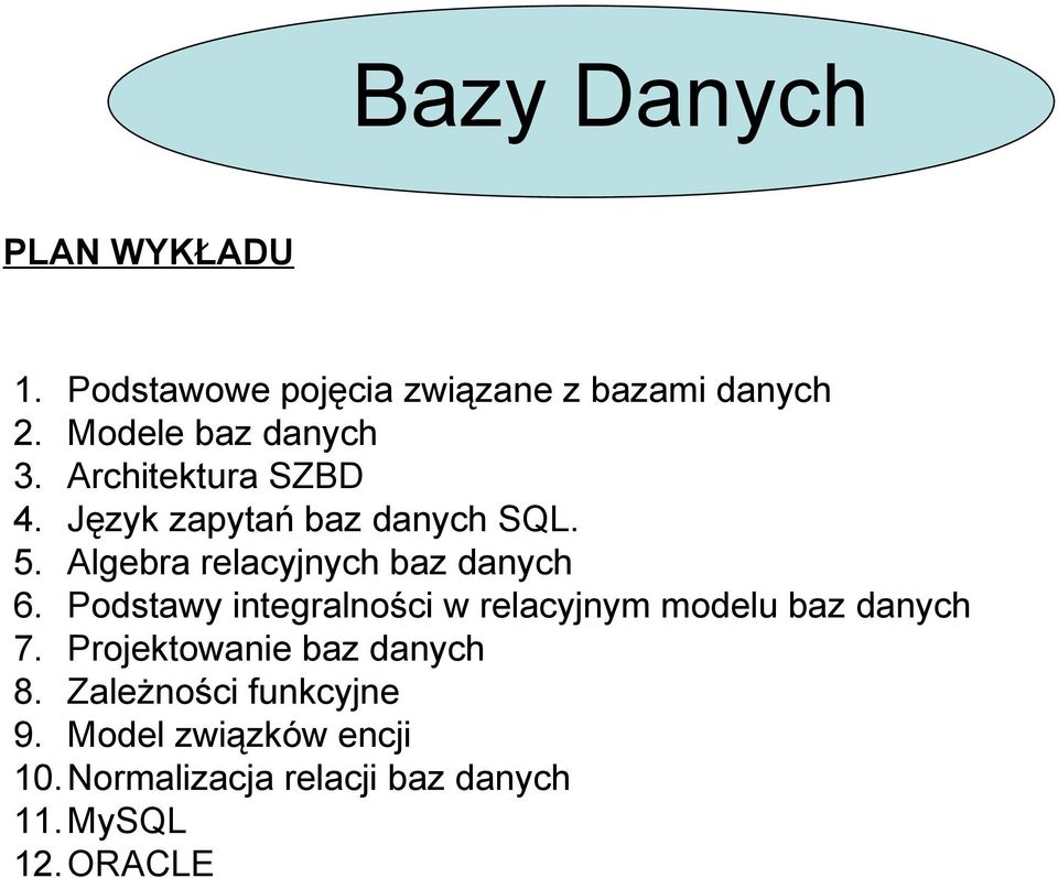 Bazy Danych I Systemy Baz Danych Pdf