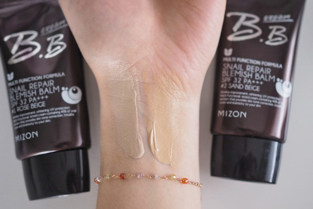 Mizon Snail Bb Cream Swatch