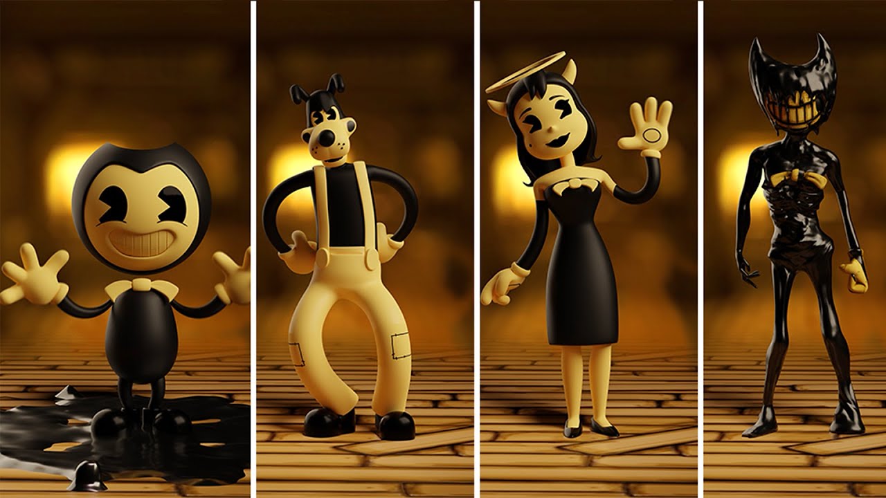 Bendy and the Ink Machine Characters Workshop Animations - YouTube Bendy And The Ink Machine Face