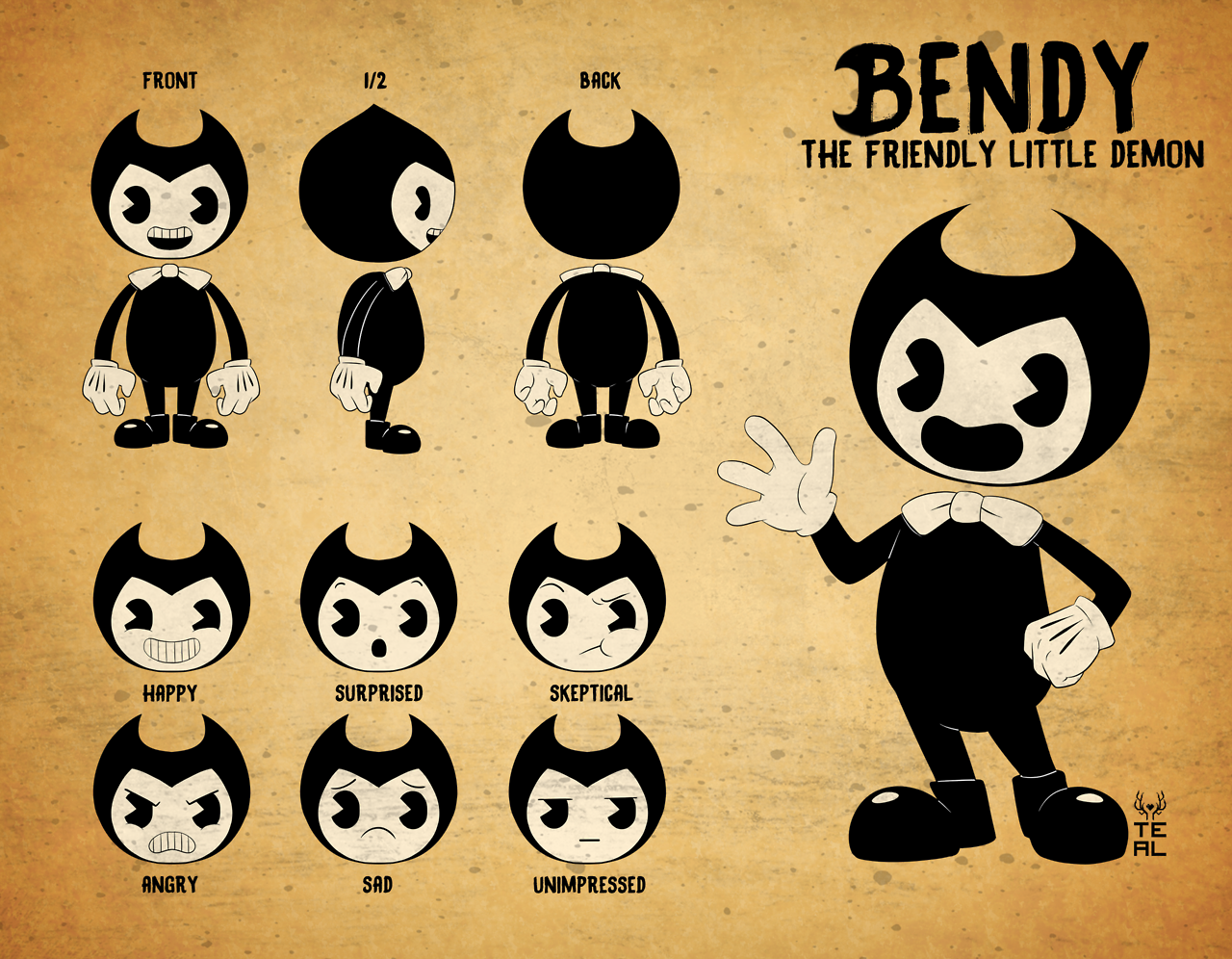 Bendy And The Ink Machine Face