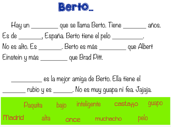 Berto y Sus Buenas Ideas Capítulo 1 Berto Y Sus Buenas Ideas Chapter 1