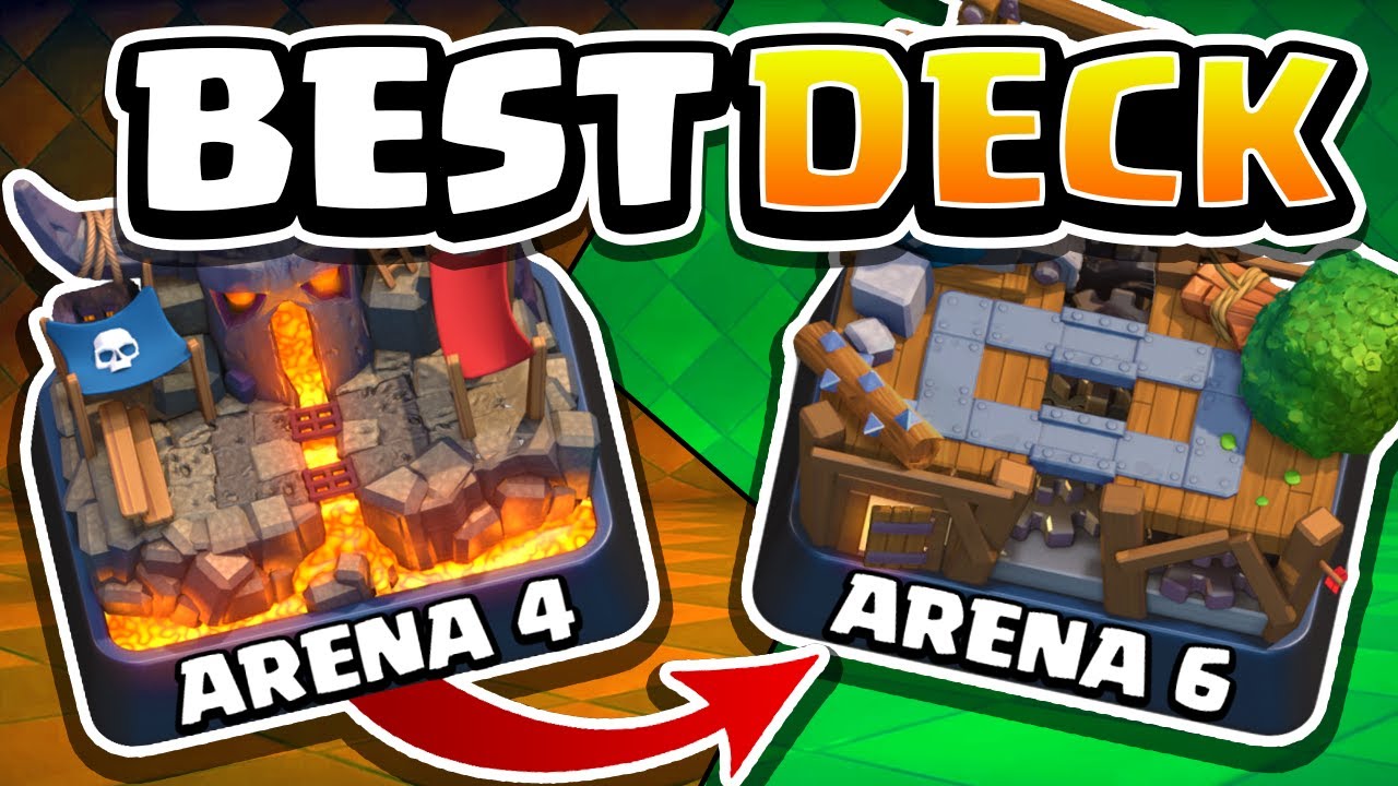 BEST DECK for Arena 4-6 in Clash Royale (2021) - YouTube Clash Royale Arena 4 Deck