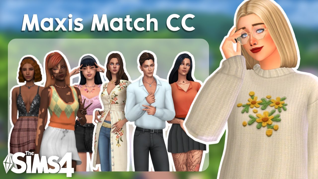 Best MAXIS MATCH CC packs ♡ - Addons to Sims 4 packs [DOWNLOAD LINKS Sims 4 Best Maxis Match Cc