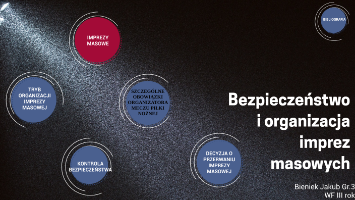 Bezpieczeństwo imprez masowych by Jakub Bieniek on Prezi Prawne Aspekty Zabezpieczenia Imprez Masowych