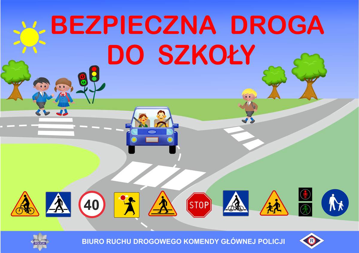 Bezpieczna droga do szkoły - Aktualności - KPP Turek Moja Bezpieczna Droga Do Szkoły Plakat