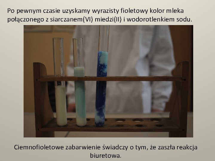 Biaka i ich znaczenie biologiczne REAKCJA BIURETOWA Charakterystyczna Reakcja Biuretowa Na Czym Polega