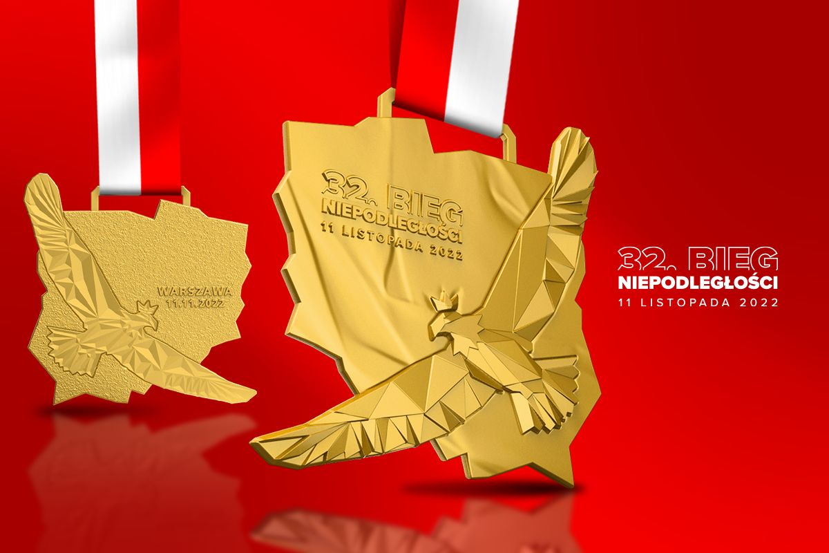 Bieg Niepodległości już 11 listopada! - NowaWarszawa.pl Medal Bieg Niepodległości 2017 Warszawa