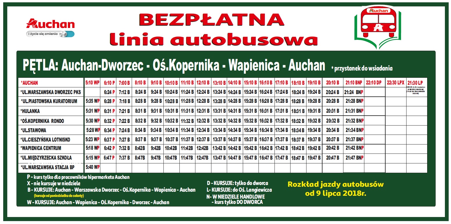 Auchan Ldz Autobus Rozklad Jazdy