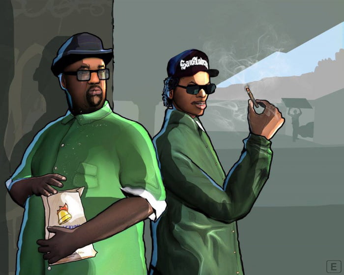 Big smoke and Ryder GTA:SA - 9GAG Big Smoke Gta San Andreas Order