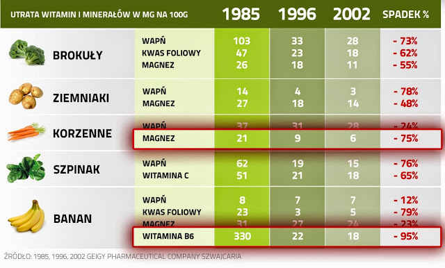 Tabela Witamin I Minerałów W Produktach Pdf