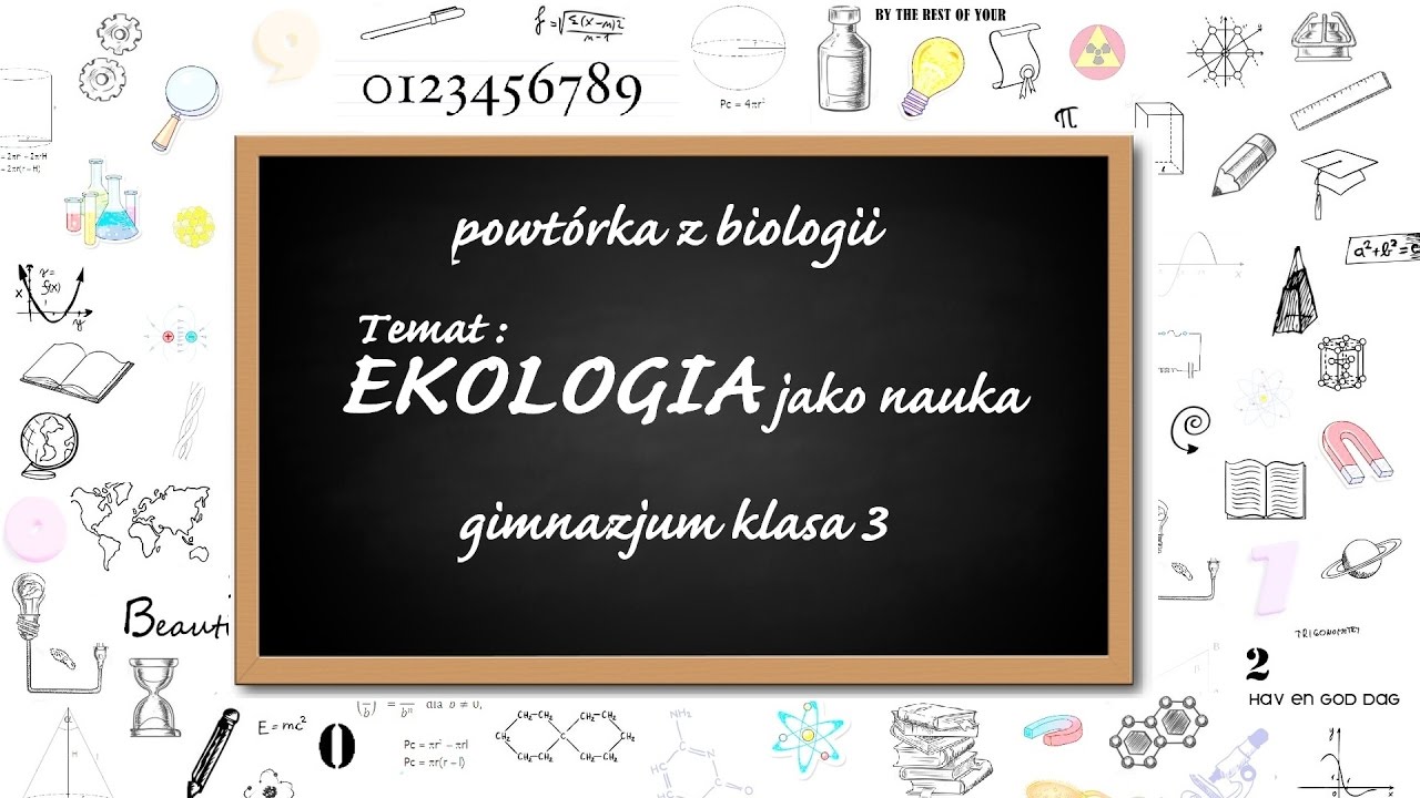 Sprawdzian Biologia 3 Gimnazjum Ekologia