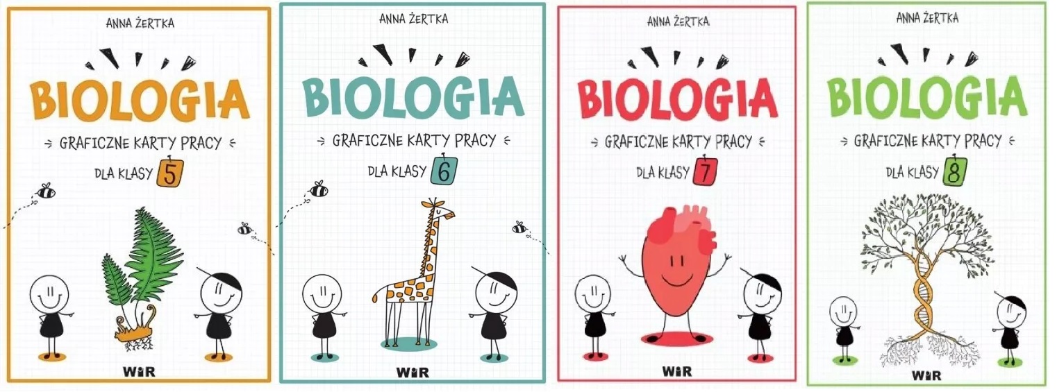 Biologia. Graficzne karty pracy dla klasy 5+6+7+8 (13297688645 Puls życia Podręcznik Do Biologii Dla Klasy Siódmej Szkoły Podstawowej