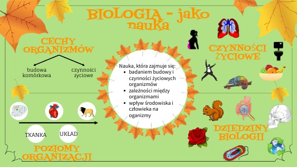 BIOLOGIA JAKO NAUKA | Genially Dziedzina Biologii Badająca Organizmy W Ich środowisku