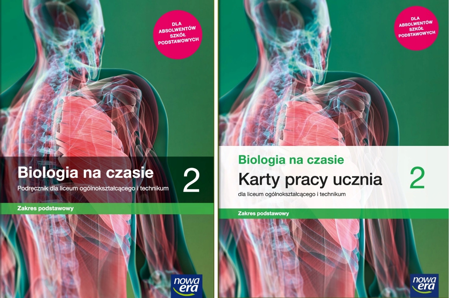 BIOLOGIA NA CZASIE 2 LO PODRĘCZNIK + KARTY PRACY ZAKRES PODSTAWOWY NOWA Ciekawi świata Biologia Zakres Podstawowy