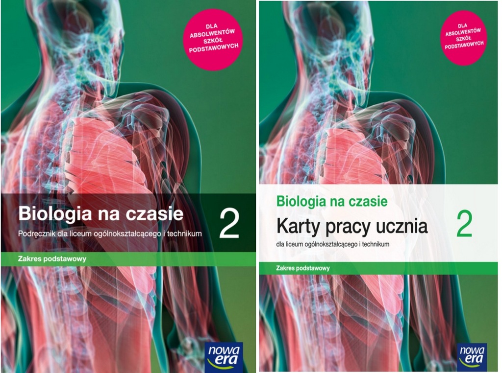 BIOLOGIA NA CZASIE 2 PODRĘCZNIK + KARTY PRACY Z/PODSTAWOWY NOWA ERA Biologia Na Czasie 2 Nowa Era