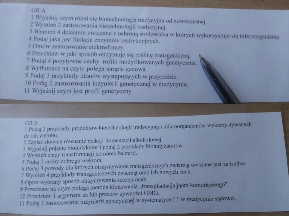 Biotechnologia I Inżynieria Genetyczna Odpowiedzi Chomikuj