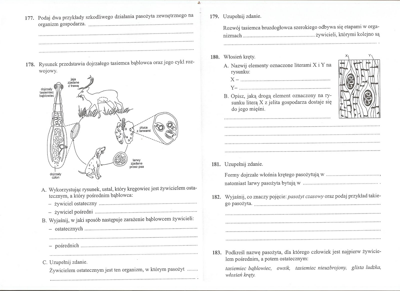 Testy Z Biologii Klasa 6