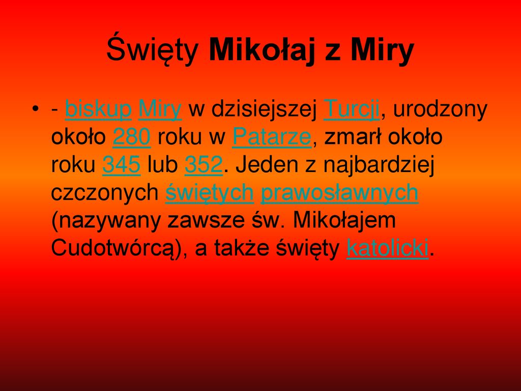 święty Mikołaj Z Miry Rysunek