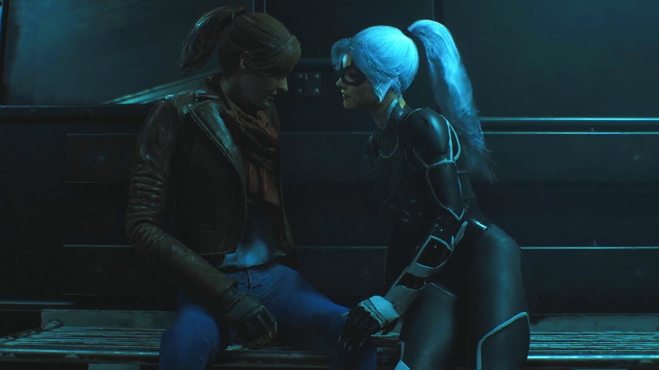 Black Cat and Mary Jane Romantic Kiss - Spider Man PS4 RE2 Remake Mod Spider Man Ps4 Black Cat Kiss