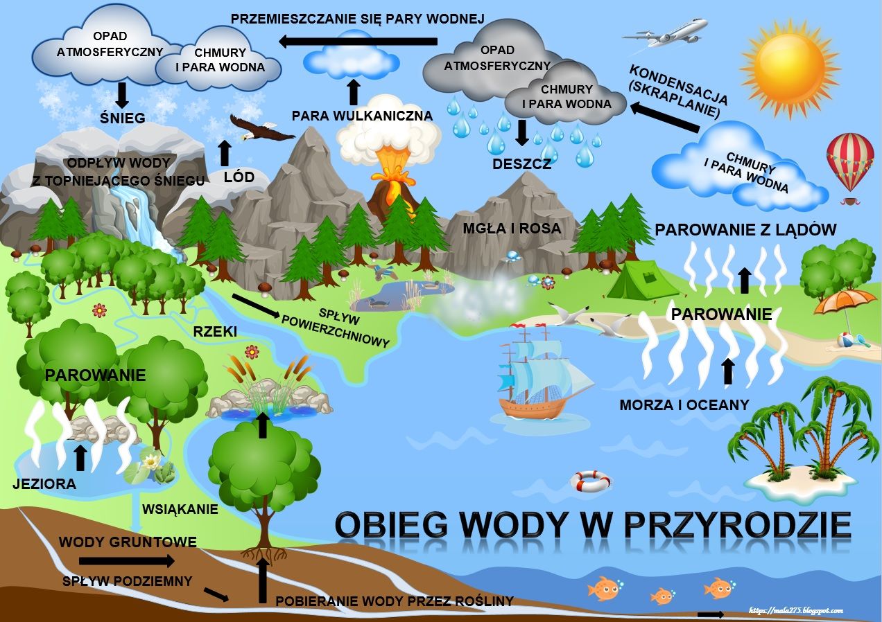 Obieg Wody W Przyrodzie Scenariusz Lekcji