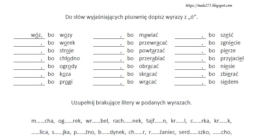 Ułóż I Napisz Treść Zadania Do Wybranej Formuły
