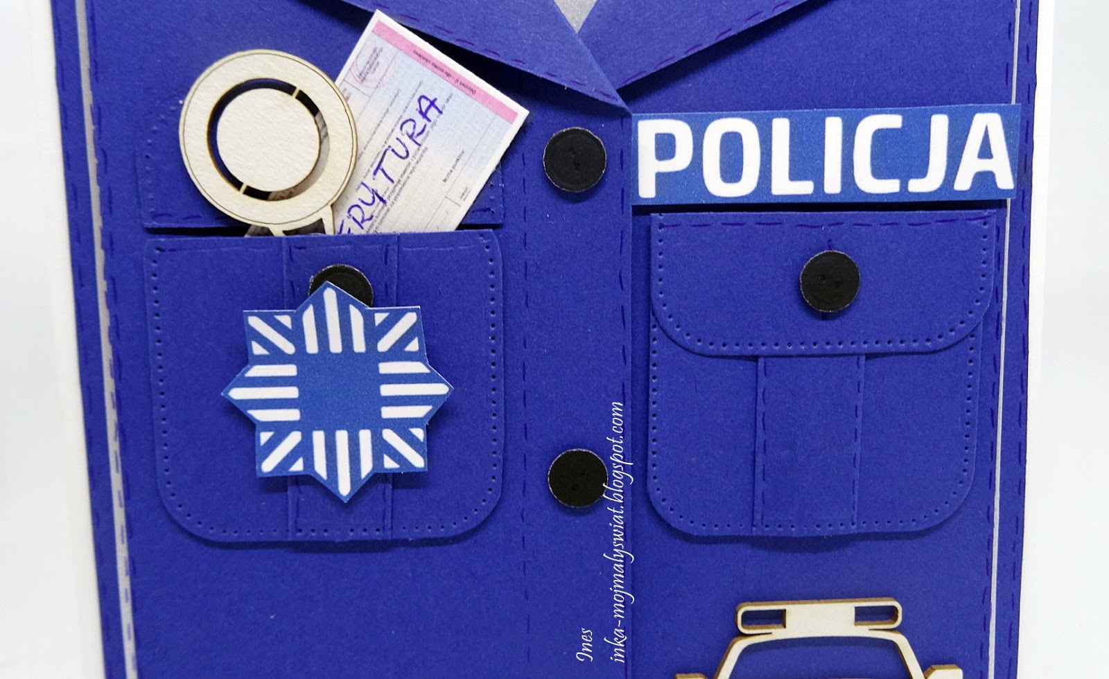 Blog sklepu CraftyMoly : Kartka dla Policjanta Podziękowanie Dla Policjanta Do Druku