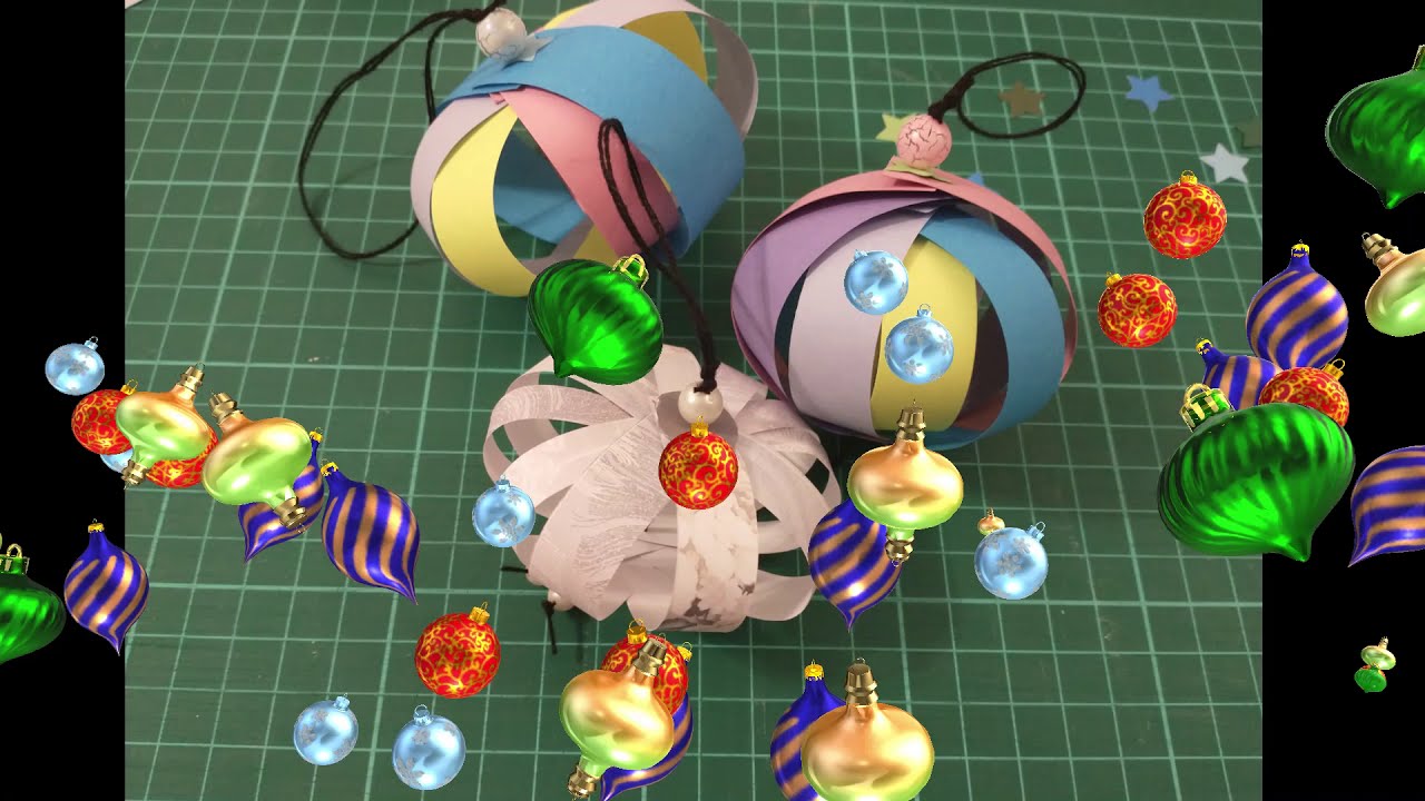 Bombki z papieru dla dzieci - YouTube Bombki Z Papieru Dla Dzieci