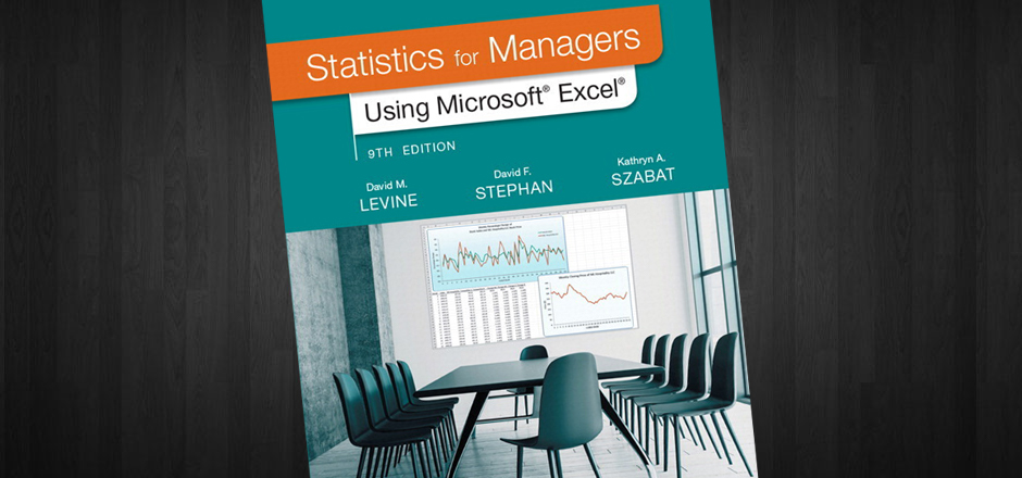 Books & Media | davidlevinestatistics | The David M. Levine Author Team Statistics For Managers Using Microsoft Excel 9th Edition