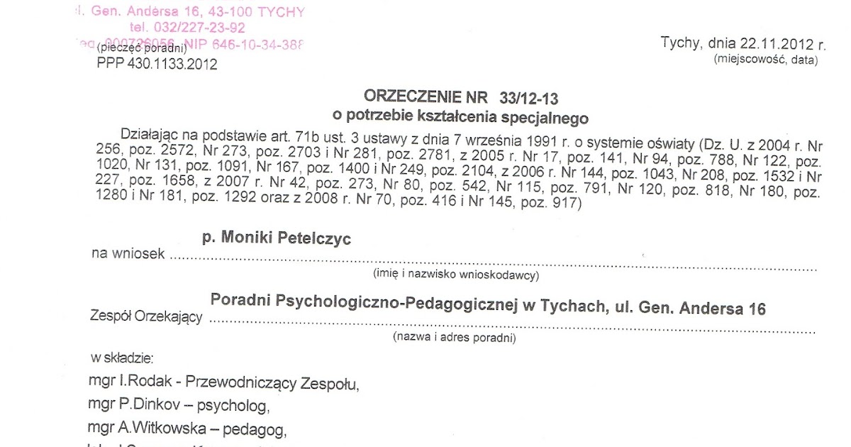 Czy Można Zmienić Orzeczenie O Potrzebie Kształcenia Specjalnego