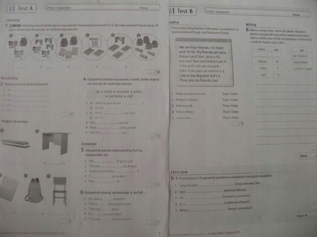 Brainy Klasa 4 Testy Unit 2
