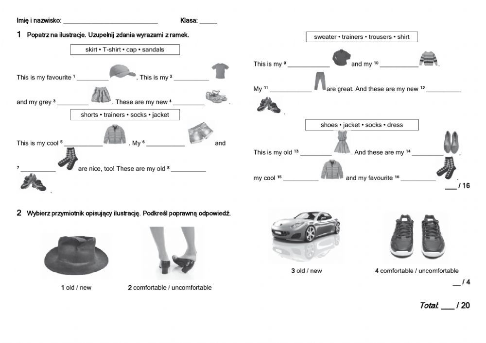 Brainy 4, unit 3 activity | English as a second language, English as a Brainy Klasa 4 Unit 3