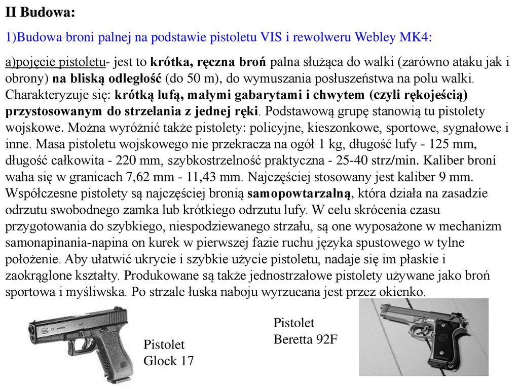 BROŃ PALNA Marcin Klimaszewski. - ppt pobierz Srednica Lufy Broni Palnej Krzyzowka