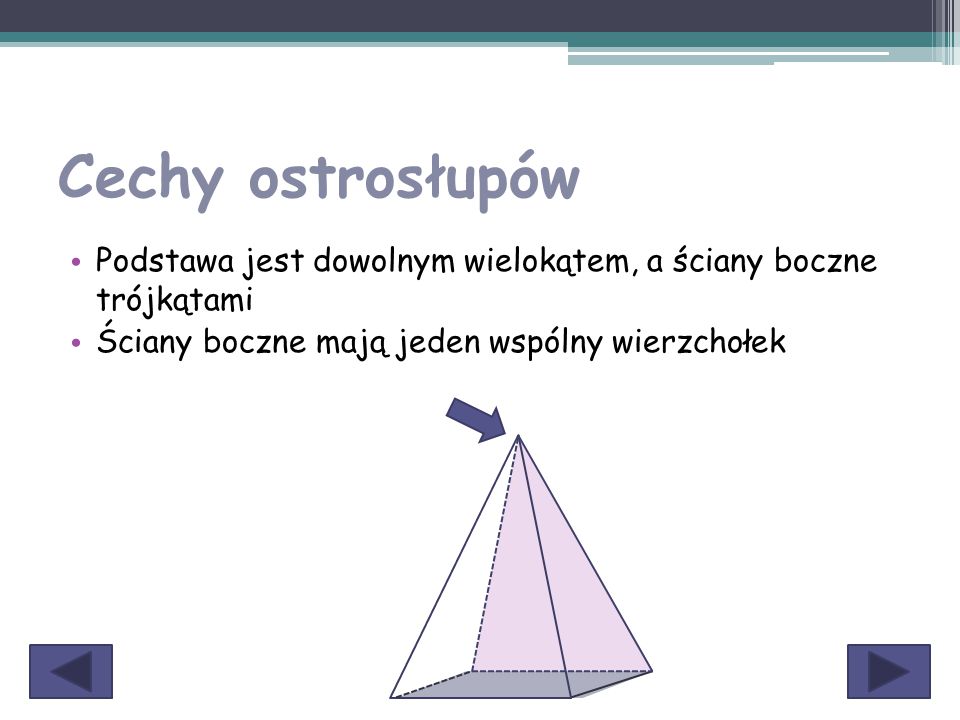 Bryły ostrosłupy graniastosłupy bryły obrotowe. - ppt video online pobierz Czy Podstawa Ostrosłupa Jest ścianą