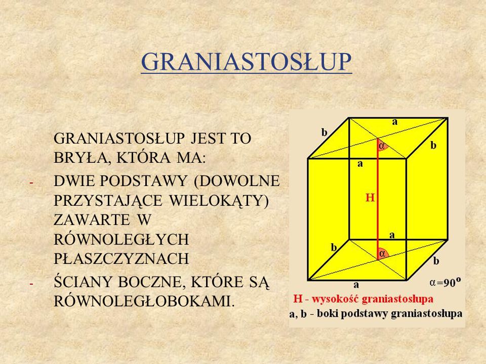 BRYŁY. - ppt pobierz Graniastosłup O 10 ścianach Ma