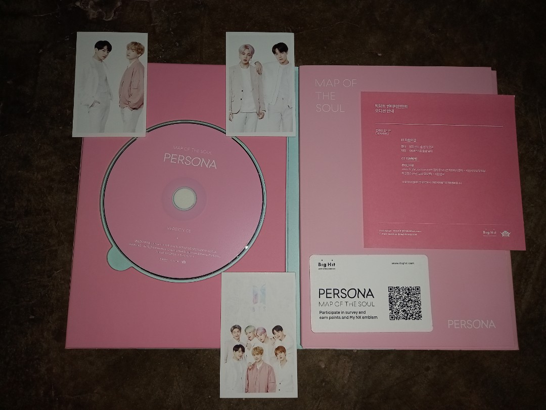 BTS MOTS Persona Album ( Ver 1 ), Hobbies & Toys, Memorabilia Bts Album Persona Version 1