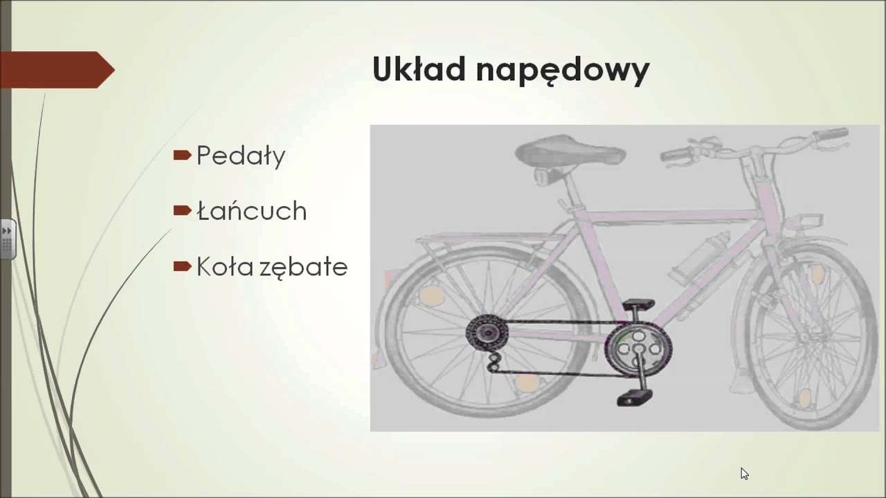 budowa roweru - YouTube Budowa Roweru Technika Klasa 4