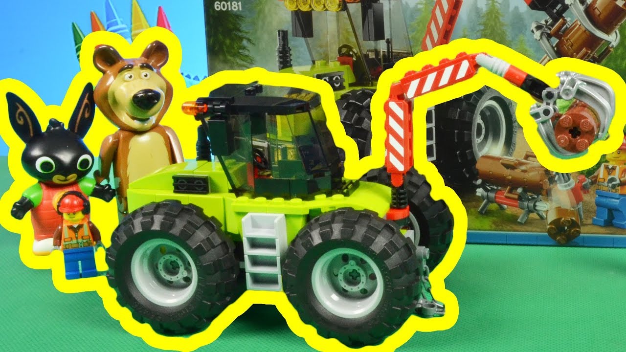 Budowanie leśnego traktora z klocków lego - YouTube Budowanie Z Klockow Lego Youtube