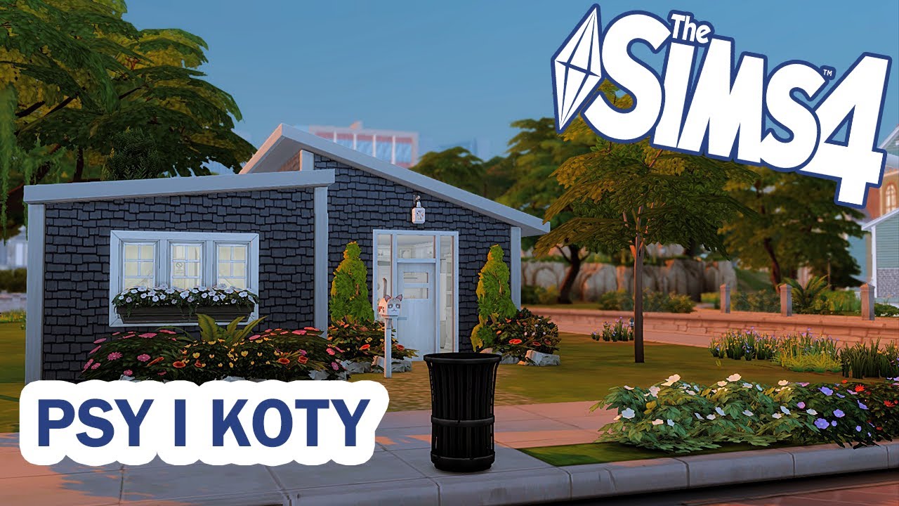 🐱 Buduje dom z PODSTAWY + PSY I KOTY 🐶 | The Sims 4 | Speed build The Sims 4 Podstawa Psy I Koty